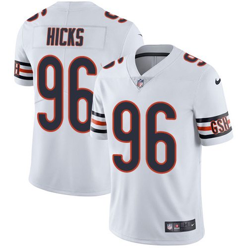 Nike Men & Women & Youth Bears 96 Akiem Hicks White NFL Vapor Untouchable Limited Jersey,We sell and wholesale Nike Men & Women & Youth Bears 96 Akiem Hicks White NFL Vapor Untouchable Limited Jersey on line form chian!